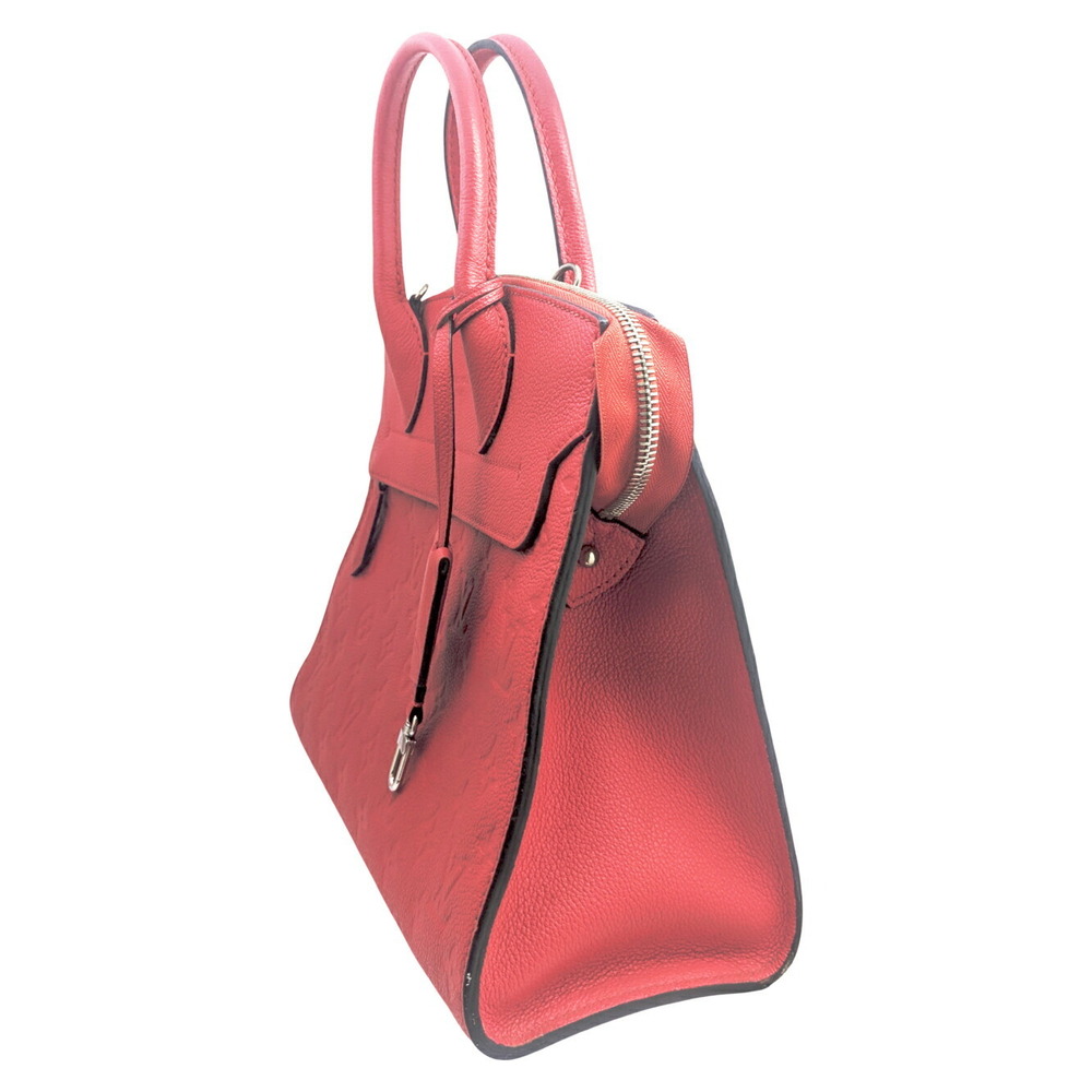LOUIS VUITTON Monogram Empreinte Pont Neuf Red Handbag Shoulder Bag